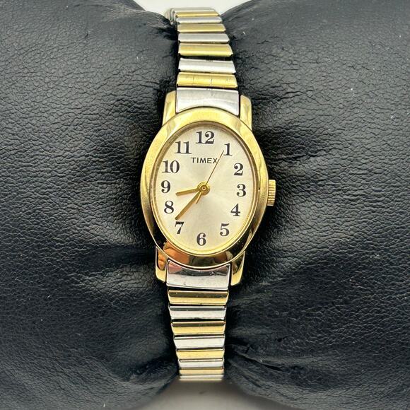 Timex Accessories - Timex Silver Gold Stainless Steel Women’s Fashion Watch, 18mm